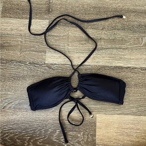 VICTORIA’S SECRET, XS, black bikini top